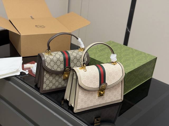 配折叠盒飞机盒 Size：25*18Cm 古奇Ophidia 邮差包 搭配进口小牛皮 搭配复古五金！ 不一样的气质！！！