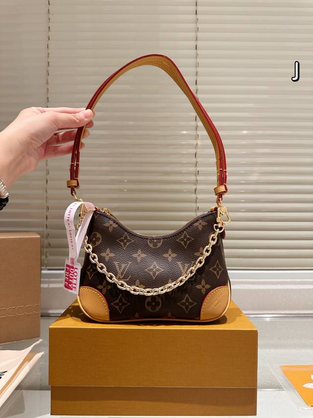 飞机盒折叠盒全套包装 Lv老花牛角包单肩斜挎中古 Vintage包包V老花村上隆限定薇薇安女包Lv老花限定 ！超美！好多网红潮人都在背 单肩斜挎背这款包看着简单