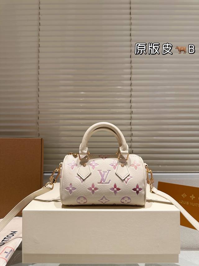 复刻版 牛皮 Lv 路易威登｜ Speedy 16枕头包 无论版型 内里和专柜毫无差别 真正原版复刻 内里可拆卸 火遍全球的爆款机场大包 机车女神包 明星同款