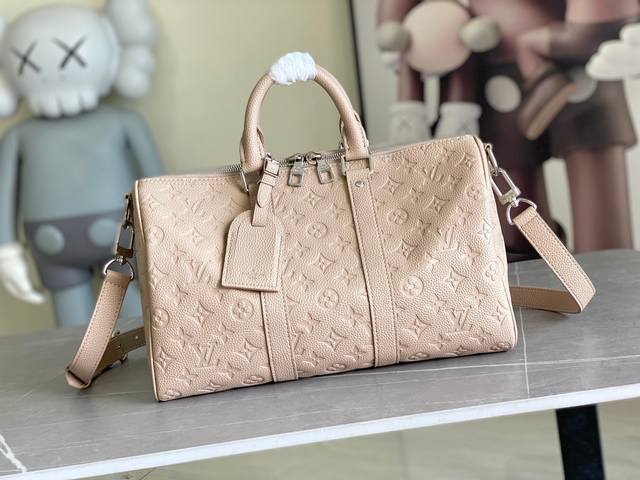 163C01 芯片 M13865 M46655 黑花M22765压花 顶级原单本款 Keepall BandoulièRe 35 手袋借 Monogram Ec