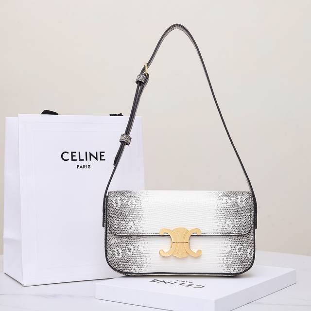 顶级原单 独家新款专柜品质，正品开发，顶级原单货，实物实拍，型号：194144，尺寸：20.5X11.5X4Cm，材质：独家定制蜥蜴纹牛皮，喜马拉雅蜥蜴白，以其