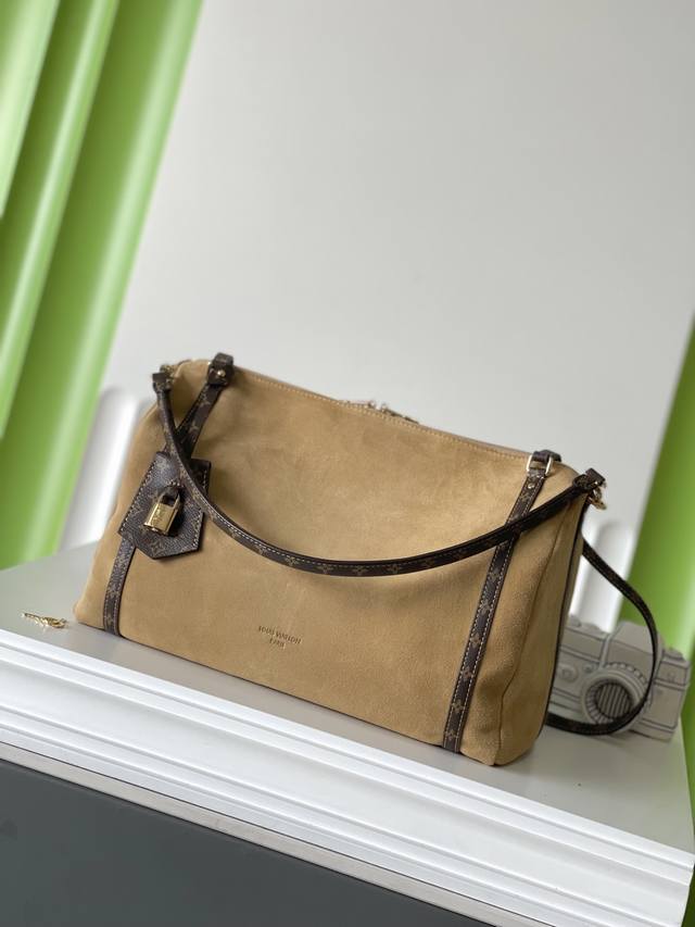 正品级 M26358 36×24×18.5 Express 全皮枕头包 顶级原单 变码芯片