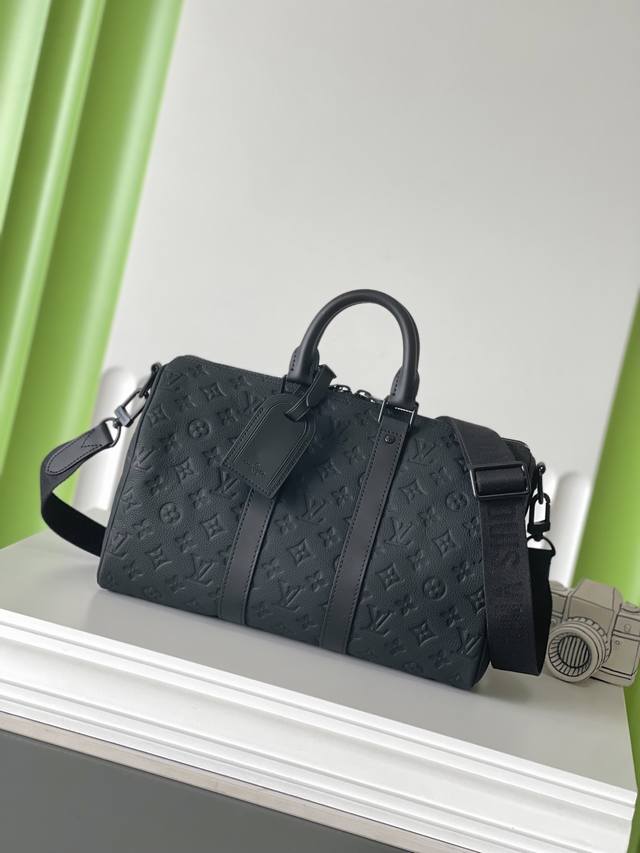 正品级 M22765 35×21×16 Keepall 全皮旅行袋 顶级原单 变码芯片