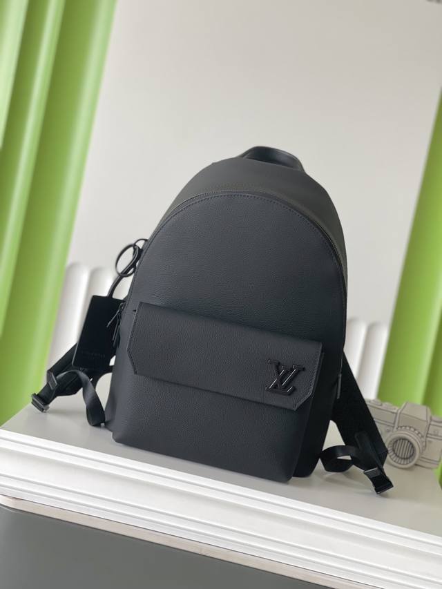 正品级 M57079 43×30×14 Takeoff 全皮双肩包 顶级原单 变码芯片