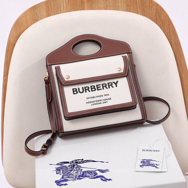 厂价 最高版本原厂皮顶级原单配专柜全套包装 Bur是开了挂吗 分享这只神仙颜值的帆布包简直不要太好看了！搭配焦糖色 超级复古特别～百搭可咸可甜_手拎侧背都很酷
