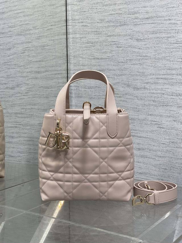 高版本 配全套包装 小号 胭脂粉 现货 Toujours竖版系列小号，专属菜篮子，有点太美了，高颜值包包，轻松拿捏高级感，超大菱格的设计，搭配经典的字母配饰，摩