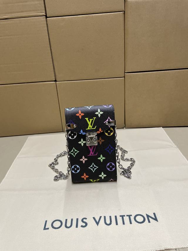 高品质 M14098黑彩 手机包 原厂皮 特级做工 163芯片 大货实拍