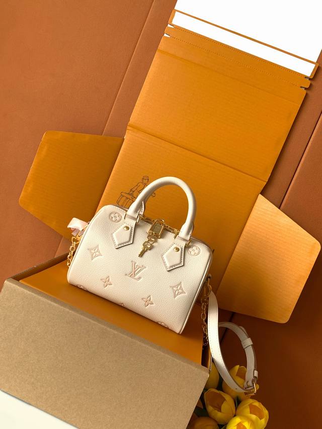 出厂价P 特级Mb163C芯片版原厂皮 Speedy BandoulièRe 20手袋 型号：M14291 材料：A级全钢五金，进口原厂牛皮 包装：全套原厂免税