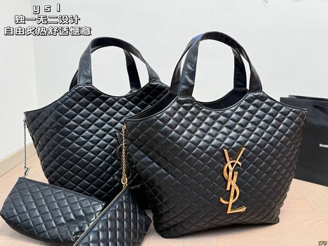 Ysl圣罗兰 托特包 造就独一无二的设计 加上独具一格的时尚 在哪里都具有潮酷风格 尺寸34 35