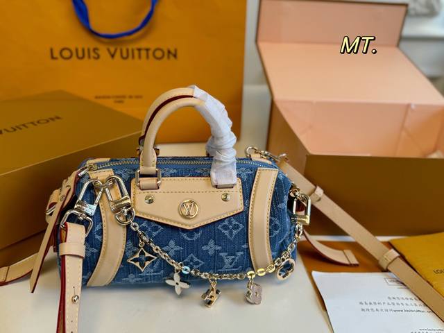 折叠盒 Size：23×12 Lv路易威登新款Biker机车包 酷飒机车风 造型感松弛十足 时尚与容量兼具，质感一绝～ 复古设计重回千禧年 太爱啦