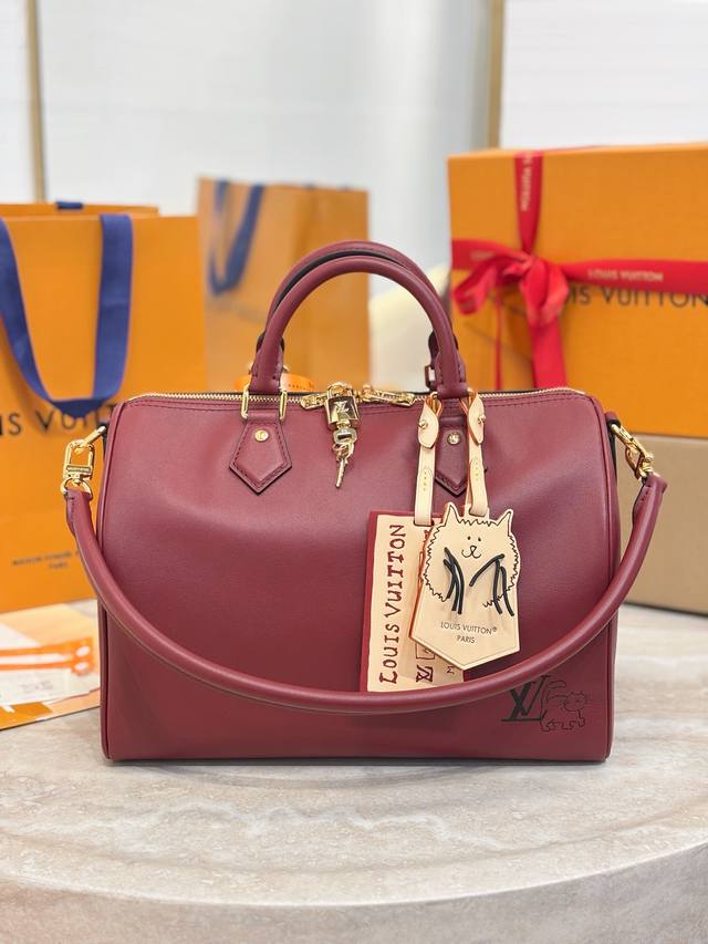 顶级货 Speedy Soft 30手袋 M25766 本款 Speedy Soft 30 出自 Travels With Grace Coddington 系 顶级货 Speedy Soft 30手袋 M25766 本款 Speedy Soft 30 出自 Travels With Grace Coddington 系