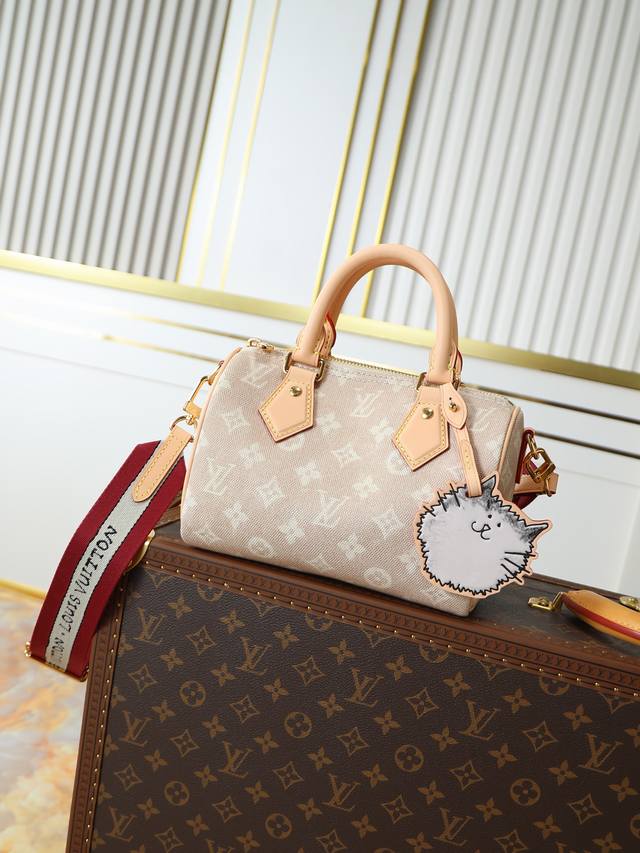 顶级原单 163变码芯片，M15151猫咪 Speedy枕头包 Speedy BandoulièRe 20 手袋 本款 Speedy 20 BandoulièR