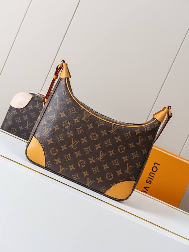 动态163C01芯片 M51265老花小号 顶级原单 独家背景实拍 本款Boulogne 手袋取材经典 Monogram 帆布，可调节肩带实现斜挎或肩背，大容量