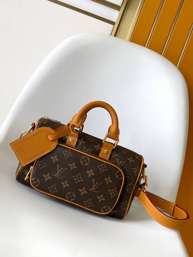 顶级原单163变码芯片原单五金型号:M14981老花，本款 Keepall 25 Cargo 手袋出自 Monogram Archive 系列，为 Monogr