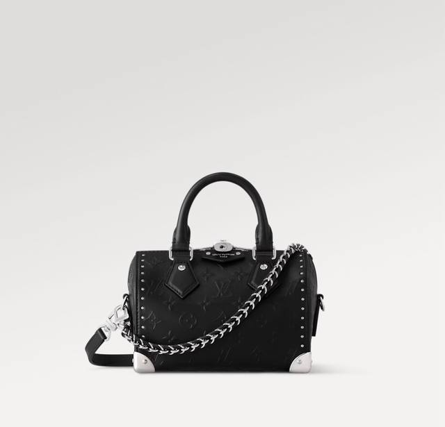 M14575 顶级原单 163C01动态变码 Monogram Bold Speedy 20 Trunk 手袋身披 Monogram 帆布亮相 2025 Cru