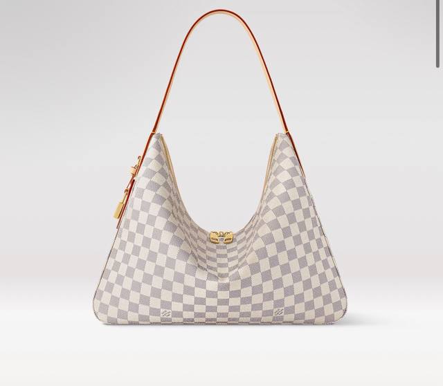 顶级原单，变码芯片 M00116白 M00126白 本款 Slouchy 中号手袋以 Monogram 帆布构筑别致轮廓，借崭新挂锁和名牌等金属件点亮工致细节。