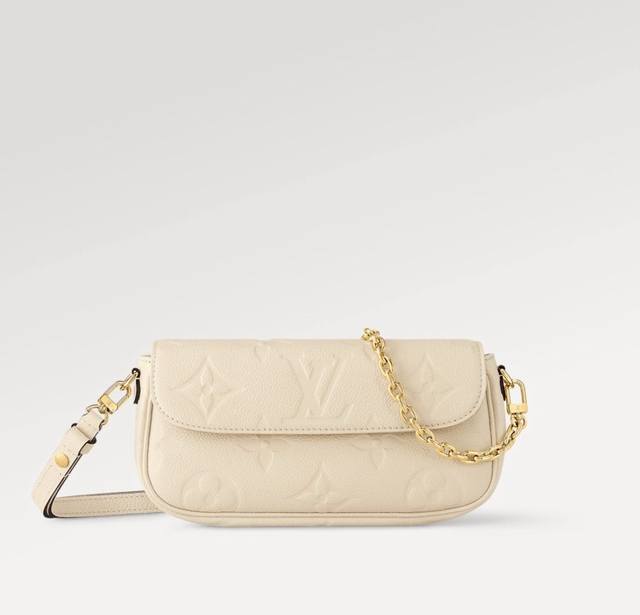 调价变码芯片 顶级原单M82210米白 M82154黑色 M82211灰色Wallet On Chain Ivy 手袋于 Monogram Empreinte