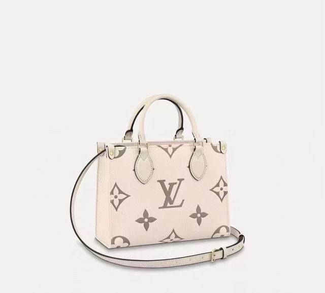 210C01动态芯片 顶级原单M45659黑印45654白印45779杏印45653全黑45 玫红45779全杏迷你号 顶级原单 本款 Onthego Tote