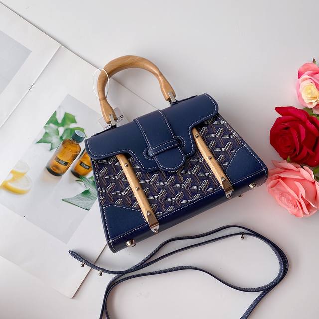 Goyard戈雅 硬版Mini西贡包，新尺寸更加精致讨喜更好驾驭，低调做工又完美、这款包优雅复古又不失风情让人很难拒绝的款式，专柜一包难求，物超所值原版皮，原版