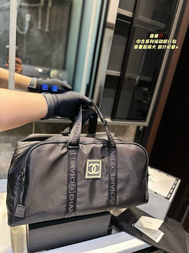Chanel中古旅行包包 香奈儿 Chanel 24Ss 新款旅行包 Camera Bag 可斜挎 空间能满足日常容量 尺寸49.23Cm