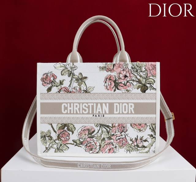 Dior新款Tote 肩带 132427Yy# 尺寸：中号36*28*16Cm