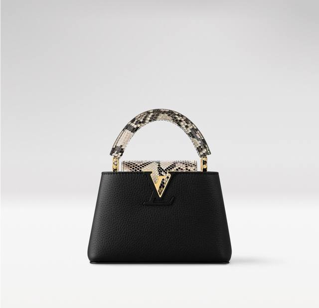 N85515白色 N85514黑色 N85513黑色 白丽 N85516黑色 N85517 灰色 特级原厂 动态163 夏季款 Capucines 迷你手袋取材