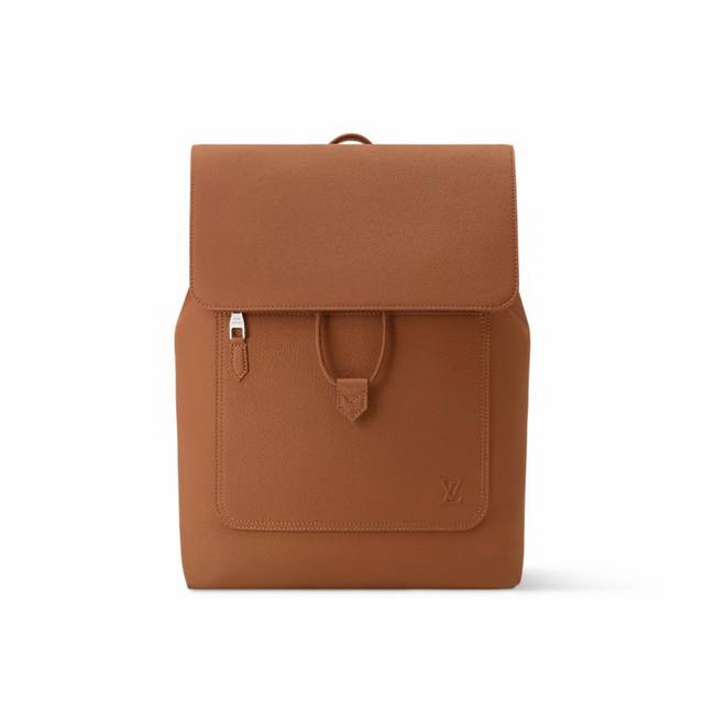 210芯片 M15262黑色 26023棕色 Fastline 双肩包取材柔软耐磨的蜡面牛皮革，以粒面纹理和压纹 Lv 字母打造摩登商务之选。宽敞内部空间彰显功