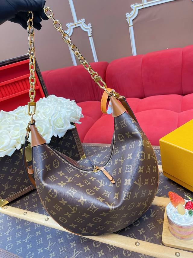 特级Mb动态变码 走秀款M46311 DDD 大月亮包 DDD 经典老花配黄花 Marel 中古包最近Lv中古包款式可以说的不能再了，大小非常合适呦！造型也很特