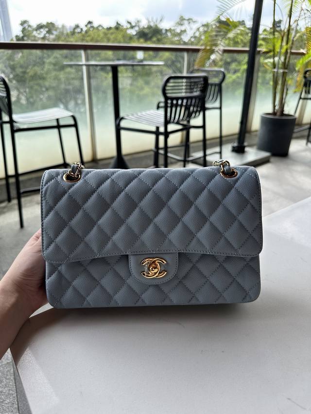 升级版白金版 正品级 春夏新品 全钢浅金浅银金属 Cf 25Cm 非常有女性优雅气质 具备ch Nel Cf的性感魅力 经典百搭号称历史销售总冠军仙女们衣柜里不