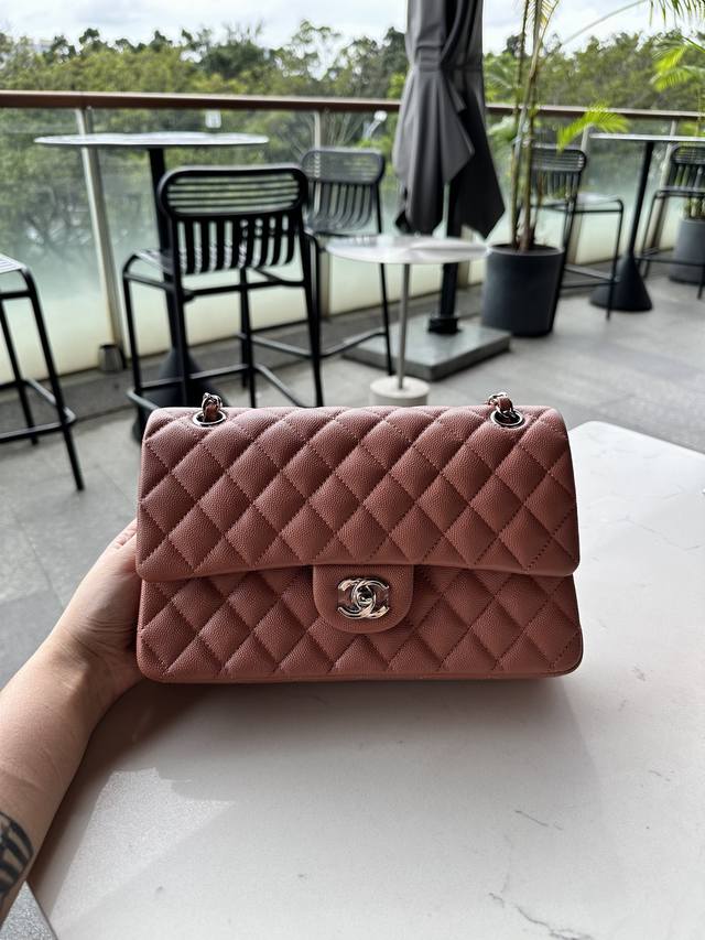 升级版白金版 正品级 春夏新品 全钢浅金浅银金属 Cf 25Cm 非常有女性优雅气质 具备ch Nel Cf的性感魅力 经典百搭号称历史销售总冠军仙女们衣柜里不