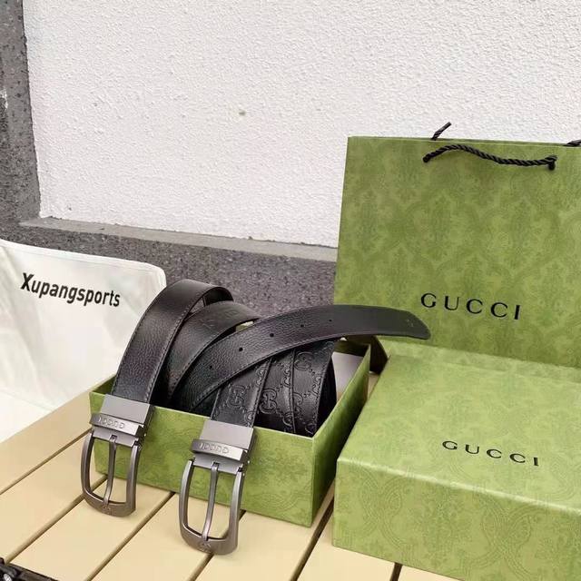 爆款古奇宽度：新款原版搭配专柜新款双g扣头。时尚百搭，追求高端 原版的品质，品味的体现，休闲高大上！ Iphone实物实拍， 上身效果超好，宽度3.5Cm