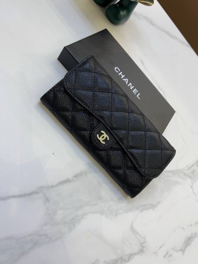 80758香奈儿 专柜最新款 爆款 女士钱包 两折款 顶级牛皮 绣线 1:1原单品质 简单百搭 大容量 超级美哦 10 20