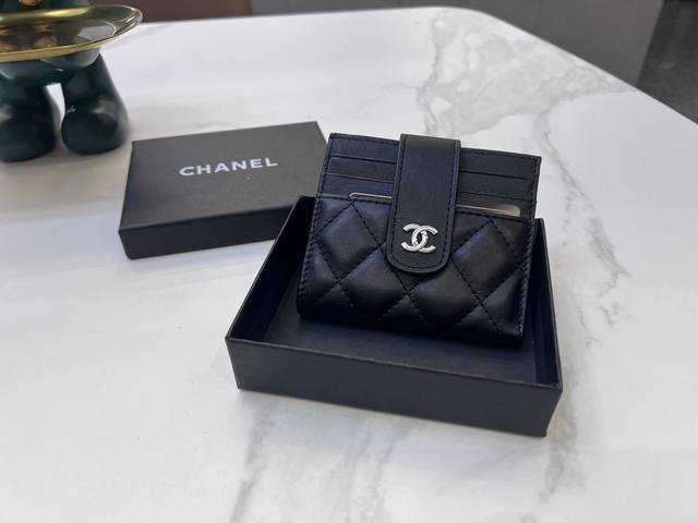 香奈儿 专柜爆款 女士钱包 两折款 顶级羊皮 配原版帆布卡位多 超薄款 1:1原单品质 简单百搭 超薄款 超级美哦 P7212 9