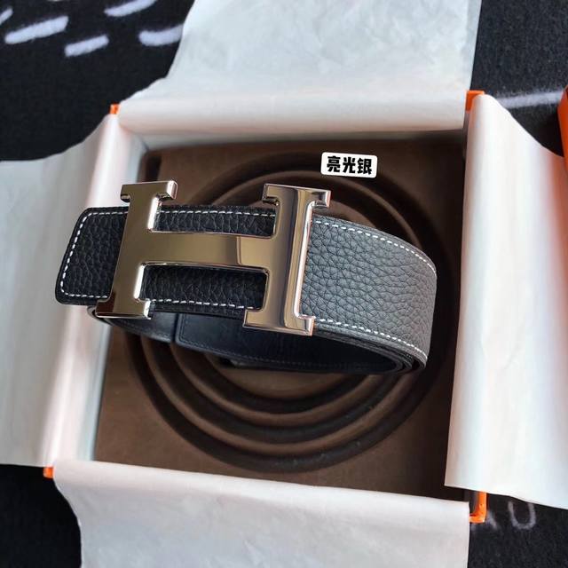 礼物品牌：爱马仕编号:原单精品扣头：18K不锈钢扣头！真空电镀！正品开膜，精致到每一个细节！可对比正品！皮质：进口头层牛皮，原版皮。宽度：3.8Cm，长度105