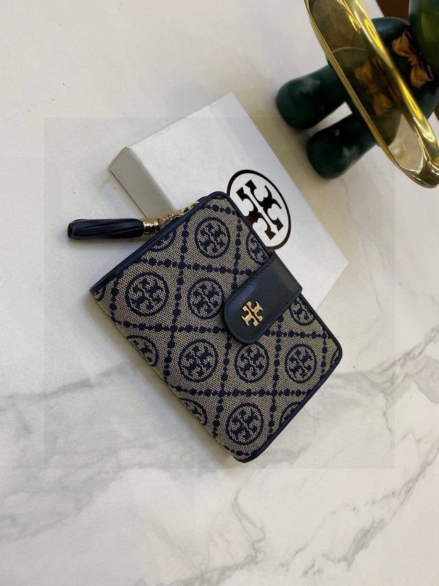 6030托里伯奇专柜爆款 女士钱包 三折款 顶级帆布配牛皮 绣线 1:1原单品质 简单百搭 大容量 超级美哦 15 10