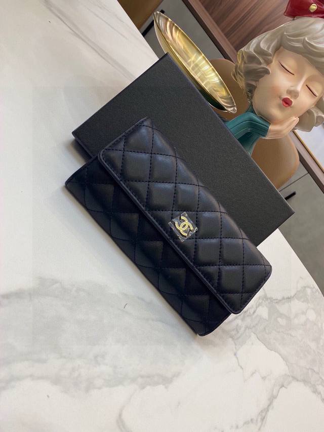 50096香奈儿 专柜最新款 爆款 女士钱包 两折款 顶级牛皮 绣线 1:1原单品质 简单百搭 大容量 超级美哦 10 20