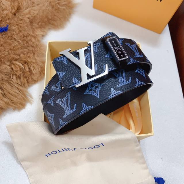 配送图片款免税代购专供包装，专供各大代购平台，Lv家正版高端货，纯钢精品扣，正版复刻，经典版型高档时尚 ，对版车线，宽度4.0Cm 专柜买版开模定制