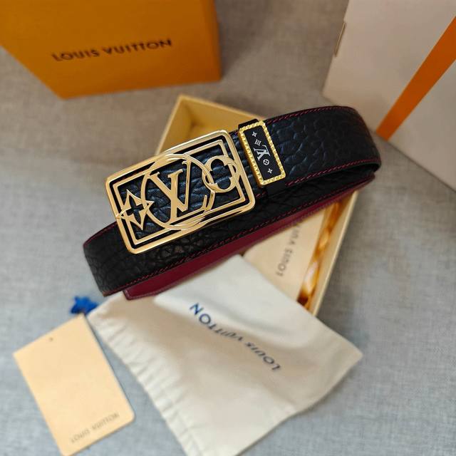 Lv路易威登原版,配正版包装意大利进口皮,皮感油性无可挑剔,柔软酒红色底皮,精品纯钢扣,看货看品质带宽3.8Cm,对版对货,全套包装!市场高版本! Lv路易威登原版,配正版包装意大利进口皮,皮感油性无可挑剔,柔软酒红色底皮,精品纯钢扣,看货看品质带宽3.8Cm,对版对货,全套包装!市场高版本!