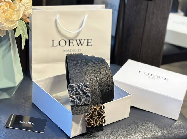 礼盒 手提袋包装 Loewe 罗意威顶级原单专柜款 纯皮 腰带 工艺精湛、手感柔软、细腻，高端定制，永恒经典. 专柜全套包装