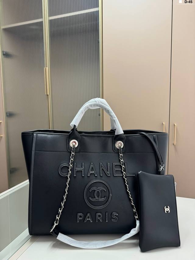 香奈儿 沙滩包 颜值很到位集美必入 任何风格都可轻松驾驭 D-45尺寸37.17.30