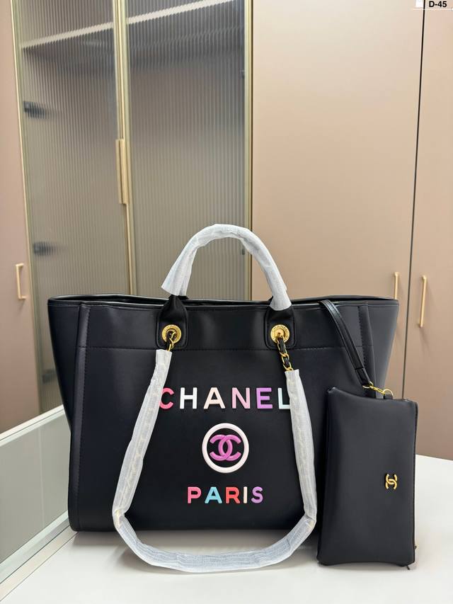 香奈儿 沙滩包 颜值很到位集美必入 任何风格都可轻松驾驭 D-45尺寸37.17.30