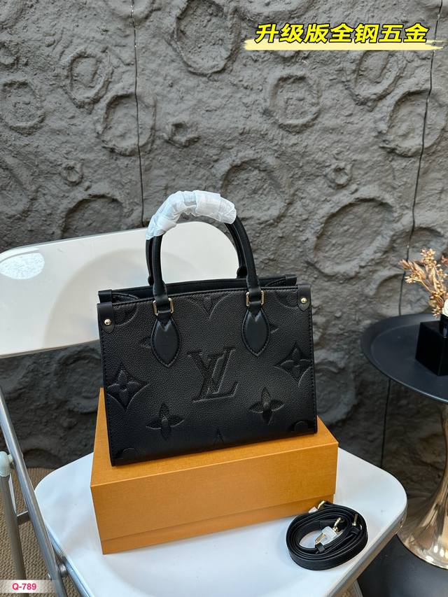 配折叠盒 Size: 25.20Cm Lvonthego牛皮购物袋 升级版全钢五金 有隐藏的背带设计 可单肩～可手提 搜索qonthego丛林购物袋