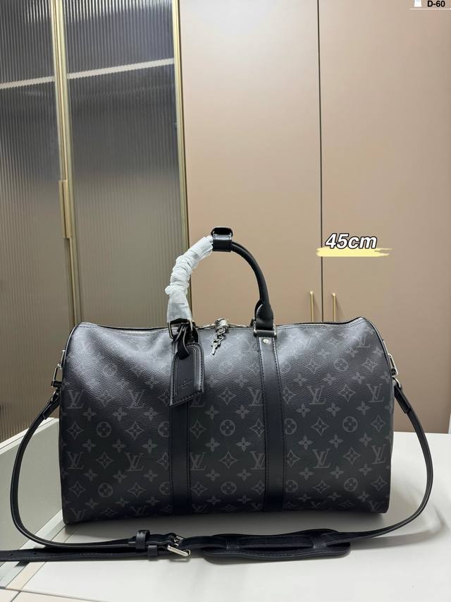 45厘米 Lv旅行包 一只帅气能装的旅行袋 经典设计大气可观男女通用款 容量超大 D-60尺寸45.21.27
