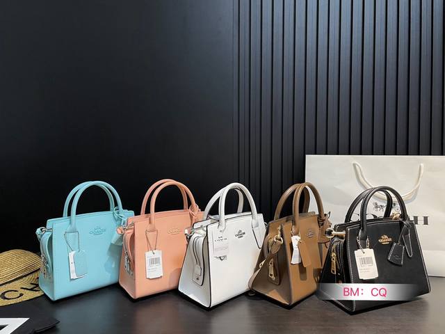 配盒 蔻驰coach Andrea戴妃包 24春夏新品 好看的造型，简约大气不失典雅和时尚的外观风格 轻松驾驭多种场合和搭配风格 经典戴妃包款式更是紧跟流行趋势