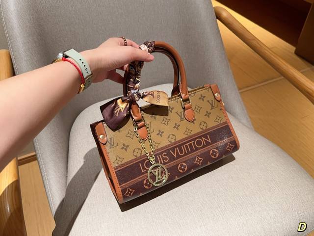 配送丝巾 Lv路易威登 横版丛林包托特包tote 尺寸29×16×10 礼盒包装