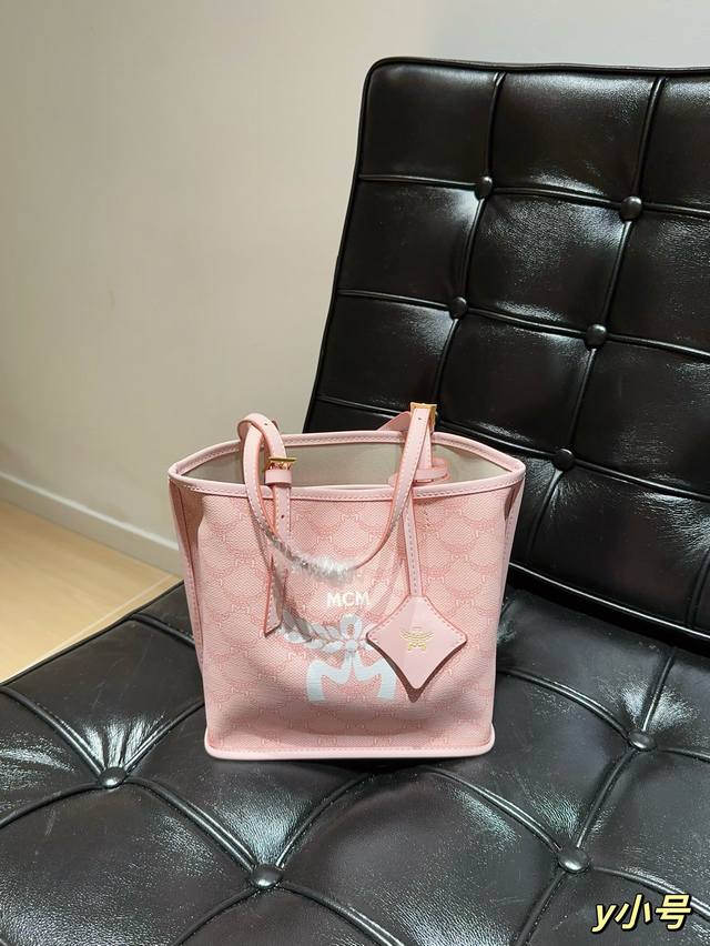 Mcm 24Ss Himmel 迷你菜篮子 Mini手提包托特包购物袋 尺寸21×20×11 礼盒包装