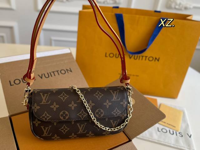 折叠盒飞机盒 Size:22×10 Lv路易威登ivy麻将包腋下包 经典老花翻盖腋下百搭设计, 拆卸金属链条可调节皮质肩带 小巧的包身背起来俏皮可爱~ 通勤足够 折叠盒飞机盒 Size:22×10 Lv路易威登ivy麻将包腋下包 经典老花翻盖腋下百搭设计, 拆卸金属链条可调节皮质肩带 小巧的包身背起来俏皮可爱~ 通勤足够