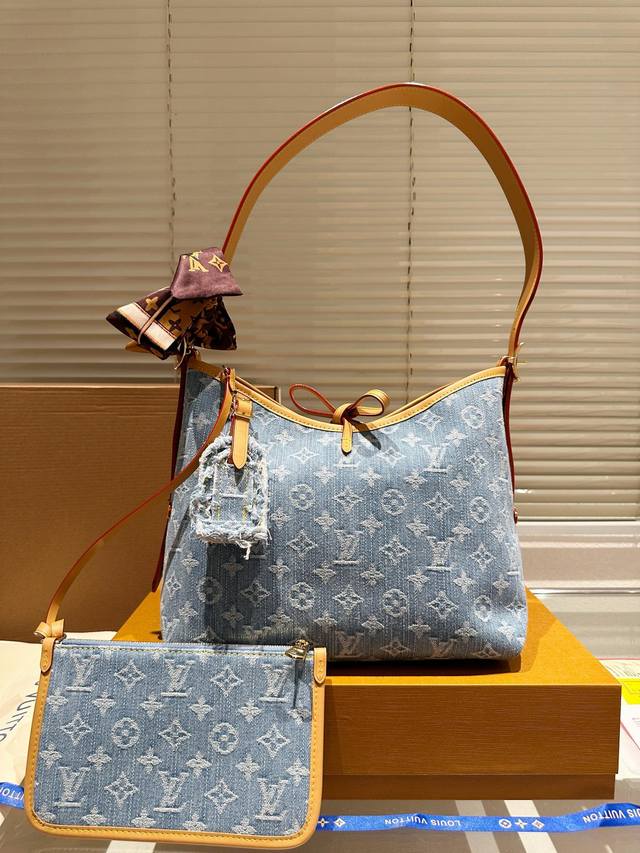 顶级原单 水洗牛仔 24年新品 路易威登lv Carryall新款通勤包颜值实用 #路易威登lv #路易威登#Iv #路易威登louisvuitton#路易威登