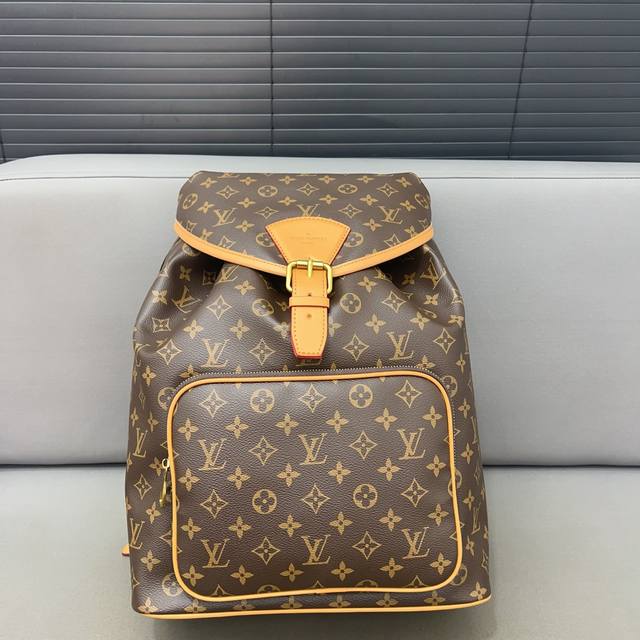Louisvuitton 路易威登 Eclipse 双肩包 男士印花背包 电脑包经典logo搭配原厂工艺材质 休闲百搭采用精湛镶嵌细工，实物拍摄 原厂原版面料
