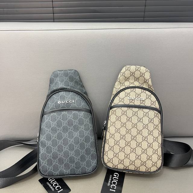 Gucci 古奇 Gg胸包 斜挎单肩包 采用精湛镶嵌细工，实物拍摄 原厂原版面料 配送防尘袋 28 X 17 Cm。